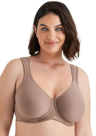 Miss Mary of Sweden Stay Fresh Sujetador Tipo Camiseta con aro, sin Relleno y Espalda Ancha 100C Taupe