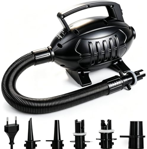 Elektrische Luftpumpe,Luftpumpe Luftmatratze Tragbare,Elektrische pumpe,600W Luftpumpe Elektrisch,für Camping, Luftmatratze, Schwimmring, Luftkissen, Schlauchboot, Vakuumbeutel