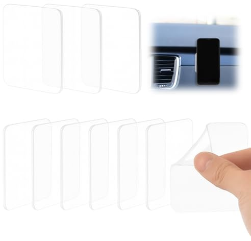 Antirutsch Pads,10 Stück Nano Gel Pad,Waschbare Auto Anti Rutsch Pads