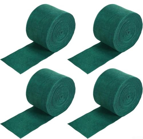 Honseadek Lot de 4 bandages d'isolation pour tronc d'arbre de 15,2 m – 3 couches anti-froid pour plantes, protection contre le gel pour arbres avec tissu non tissé respirant