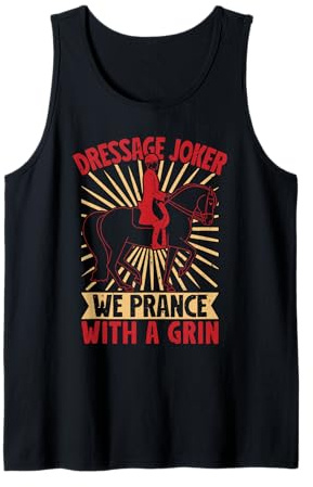 Hobby Horse Rider Dressage Joker English Riding Horse Tank Top