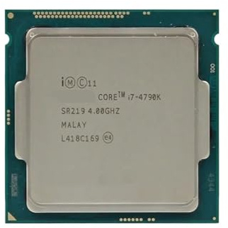 Procesador Core i7 4790K, caché de 8 MB de Cuatro núcleos a 4,0 GHz con CPU LGA 1150 de Escritorio de 88 W con gráficos HD 4600 TDP