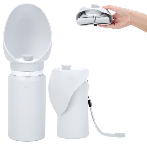 Meloive Bouteille d'eau pour Chien 550ml,Gourde pour Chien avec Bol Intégré | Distributeur d'eau Portable de Qualité Alimentaire pour Chien et Chat, Gourde pour Animaux de Compagnie en Plein Air