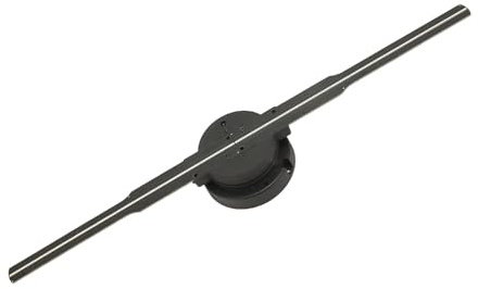 Ventilador holográfico 3D, Proyector Holográfico 3D con Pantalla For Varios Dispositivos Que Se Conecta A Un Ventilador 244 LED Y Control Remoto De 16,3 Pulgadas Diámetro For Barra Fiesta