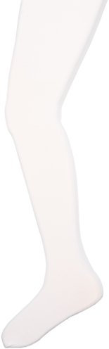 Camano Mädchen 3119 Strumpfhose, Weiß (White 1), 110 (Herstellergröße: 110/116), 1 Paar