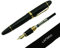 Lanxivi Jinhao 159 Fountain Pen Black Lacquer Gold Trim Big Heavy with Pen Pouch