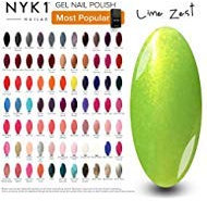Lime Green Nail Gel Polish - (Lime Zest) Shimmer Bold Light Greeny LED UV Gel Nail Polish Spring Summer NYK1 Nailac for Gel Nail Lamps Best Professional Polishes