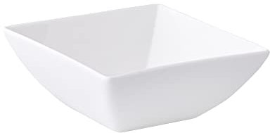 Dajar Porto Cuenco de 14 cm, Porcelana, Blanco, 14 x 14 x 5,6 cm