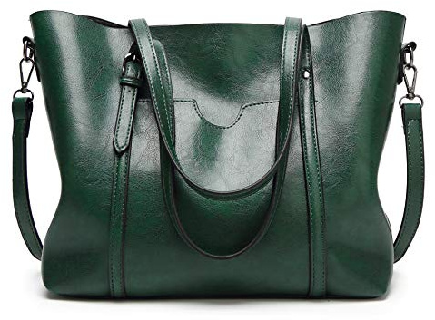 AINUOEY Mujer Bolsos de Mano Casual Bandolera Marca Mediano Totes Antirrobo Hombro Italianos PU Cuero 76612 1 piezas