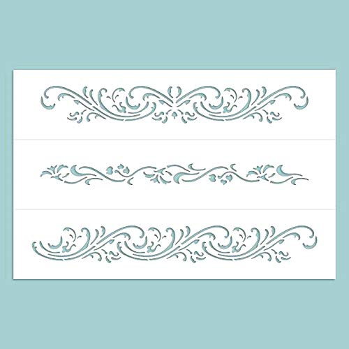 Zita`s Creative Schablone 19,5x30cm - Tendrils. Schablone, Stencil
