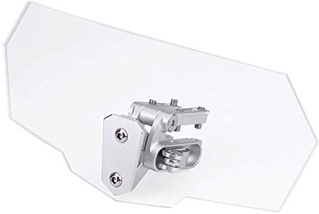 Windschutzscheibe Universal, Windschild Motorrad Windschild Aufsatz Motorrad Windschutzscheiben Spoiler Windschild Windschutzscheibe Elektrofahrzeuge Windabweiser Roller