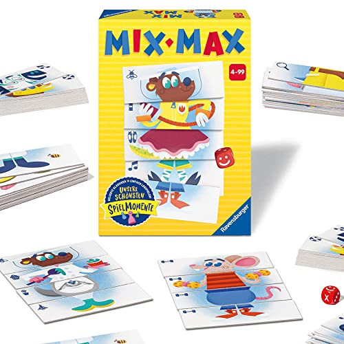 Ravensburger 20855 Mix Max - Tier-Legespiel für 2-6 Spieler ab 4 Jahren