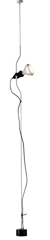 FLOS Parentesi Dimmer Lampada a Sospensione Dimmerabile a Luce Diretta, Lampada di Design da A. Castiglioni e P. Manzù, Lampada per Interni con Cavo 4000 mm, 220-240 V, 150 W, Colore Bianco