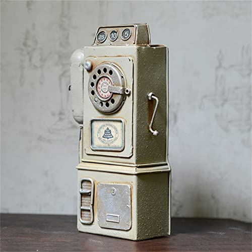 CGF- Telefoni analogici Decorazione da Parete Telefono Fisso Vintage, Modello di Telefono, quadrante Girevole del Telefono Decorativo per Regalo di Natale per la casa/Ufficio
