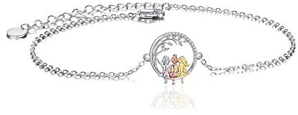 VONALA 925 Sterling Silber Schwester Herz Armband, unendlichkeitszeichen Schmuck Freundschaft Geschenke für Damen Mädchen