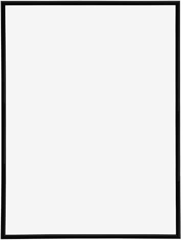 yd. Your Decoration - Cadre Photo 60x80 cm - Noir Brillant - Cadre Photo en Plastique Avec Verre acrylique - Anti-Reflet - Cadre 60x80 - Annecy