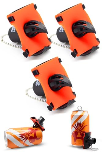 Krak'in 2.0 (3-Pack) - Innovative Shotgun Tool with Built-in Funnel - Great for Tailgate, Golf, Beach, Graduate Parties, Spring Break, Snowboarding