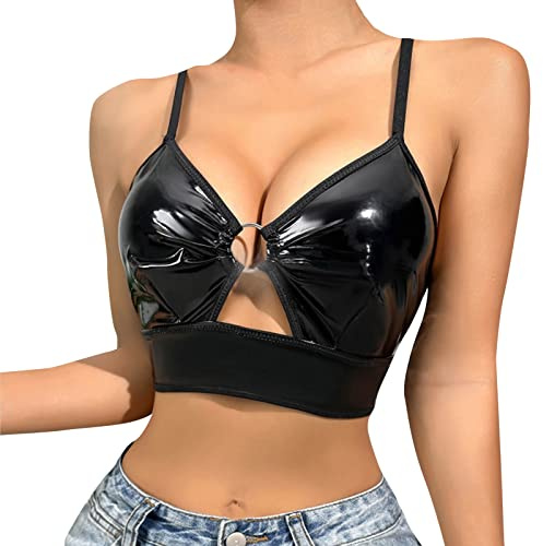 SKFLABOOF Halterlose Strümpfe Damen Sexy, Bodystocking Sexy Ouvert Lack Dessous Frauen Sexy Hot Pants Sexy Sexy Schuluniform Damen Für Sex Sexy Kleider Damen Erotisch Top Damen Sexy