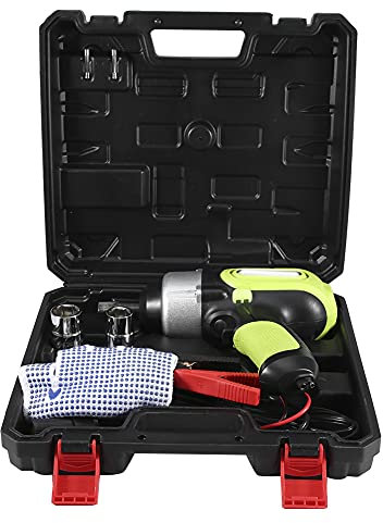 DC 12 V Elektro-Schlagschrauber 420 N.M High Torsion Professionelles Reifenwechsel-Ersatzwerkzeug 80 W Stahllegierung Elektrischer Schraubenschlüssel Reifenentfernungsgerät für