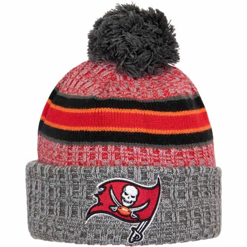 New Era NFL Tampa Bay Buccaneers Sideline Sport Bommelmütze Beanie Wintermütze