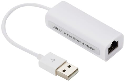 Ggnaxivs Tarjeta de Red USB Tipo C una Rj45 100M Convertidor de Tarjeta de Red Sin Controlador Adaptador de Cable de Red Adaptador Ethernet B