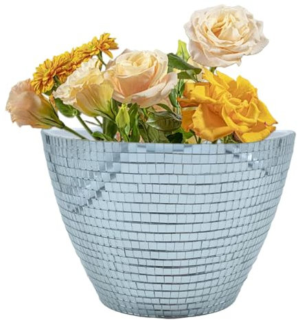Discokugel-Wand-Pflanzgefäß, Indoor-Pflanzgefäß für die Wand, Disco-Kugel zum Aufhängen, Discokugel-Vase, Boho-Blumentöpfe für Innen- und Außenpflanzen