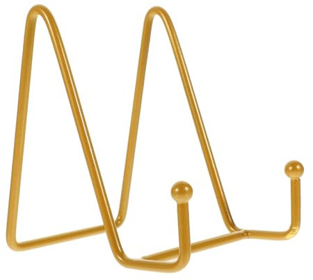 HOLIDYOYO Stabiler Tellerhalter-präsentationsständer Aus Eisen Staffelei-präsentationsständer Für Bilderrahmen Metalltellerständer Im Vintage-stil
