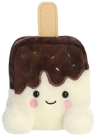 Aurora, 33939, Palm Pals Dolce Ice Cream Bar 5In, Soft Toy, White & Brown