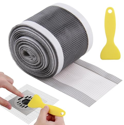 Einweg Abfluss Haarfänger 70mm x 10m, Abflusssieb Dusche, Selbstklebender Haarsieb Dusche, Haarsieb für Dusche, Bad und Küche, Schutz vor Verstopfungen, Langlebig und Wasserfest