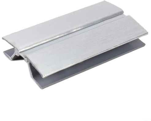 Aprilsunnyzone Sockelverbinder für Küchenpaneele, 90 ° hoch, 360 °, Aluminium, silberfarben, flexibler Winkeladapter, Schrank, Möbel, Sockelleiste (360 ° - 12 cm)