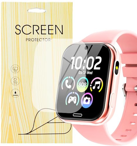 SNHVXLFW Compatibile per [6 Pezzo Protettive] Morbido Pellicola protettive per display Compatibile per Smartwatch CATGIFF Smartwatch Orologio Intelligente Bambini Bambina X53