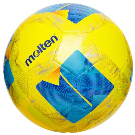 Molten Vantaggio 1000 Soft-Touch-Fußball, Trainingsball, 3 mm Schaumstoff-Weichheit, genießen Sie die Geschwindigkeit, hervorragende Formbeständigkeit, glänzendes TPU, Größe 5, für Jungen und Mädchen