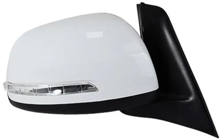 Destro Sinistro Specchio Specchietti Retrovisori Completi Per Suzuki SX4 SX 4 2012-2013, Specchietto Retrovisore Laterale Con Indicatori Di Direzione A 5 Fili Gruppo specchietto retrovisore(Bianco,Giu