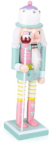 UKCOCO Figurine Casse Noisette Décoration de Noël Classique Soldat Décoratif pour Bureau et Maison Cadeau Élégant