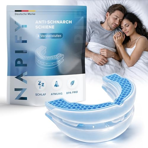 Schnarchschiene gegen Schnarchen und Knirschen | Anti-Snoring Mouth Guard (schnarchstopper,aufbissschiene) endlich Schnarchfrei mit anti Schnarch Zahnschiene-V2-10