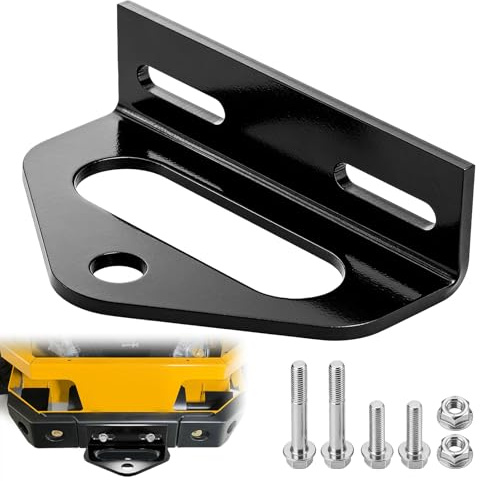 Acoplamiento universal para tractores cortacésped, conector de metal robusto con perno para tractor de césped, accesorios de acero, robusto y duradero (incluye material de montaje)