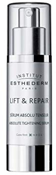 Institut Esthederm - Sérum Absolu Tenseur - Lift & Repair - Soin Haute Performance Tenseur et Lissant - Anti Rides, Ridules et Relâchement de l'Ovale du Visage - Flacon 30ml