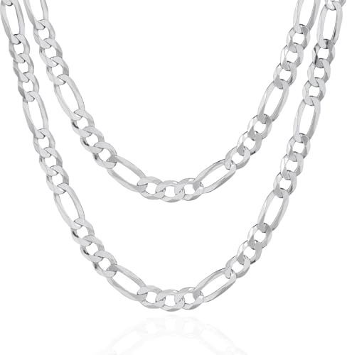 STERLL Herren Halskette aus massivem 925 Silber, ideal als Geschenk für Mann oder Freund, mit Schmuckbox