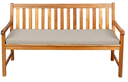 Gutekissen® Sitzkissen für Bank, Gartenschaukeln, Sitz, glatt. FK5 (180x40x5, Beige)