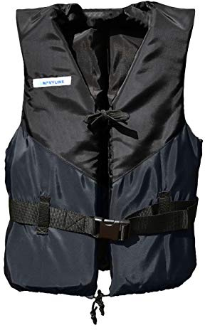 Navyline Unisex 50N Schwimmhilfe Schwimmweste, Farbe:Navyblau, Größe:70-90kg