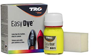 TRG The One Easy Dye, Farbe zur Wiederherstellung der Lederschuhfarbe, Gelb (801 Fluorescent yellow), 25 ml