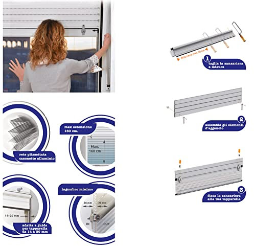 Moustiquaire universelle pour volets roulants manuels et robotisés.