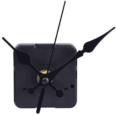 Cablepelado - Meccanismo movimento al quarzo per orologio, silenzioso, kit di riparazione e creazione orologio 3D, con lancette, tipo 3