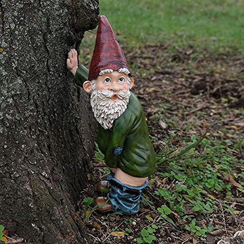 NXL Gartenzwerg Ornament Design Pinkelnder Gnom Lustiger Pinkelnder Gnom Frecher Gartenzwerg Für Rasenschmuck, Innen- Oder Außendekorationen