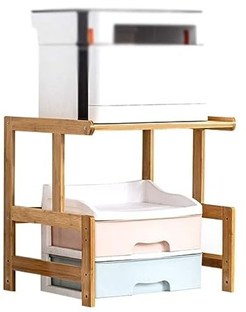 MOBAAK DruckerstäNder Druckertisch Druckerregal, Druckerständer, Desktop-Multifunktions-Faxgerät-Regal Für Büro, Scanner, Kopierer, Desktop-Druckerhalterung Druckerschrank