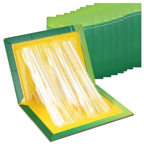 KK STRONEX Sticky Traps 6 Packs Large Extra Strong Sticky Trap for Insects - Sticky Pads Board Gum Pads for Indoor Outdoor, Home Kitchen, Garage, Garden