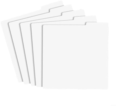 HEIBTENY Lot de 5 cartes de classification pour classer et gérer les disques CD/LP, alphabet, séparateurs de disques vinyles 318 x 315 x 323 mm