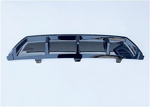 IONZS Auto Heck Lippen Stoßstangenschutz für VW Passat B8 GTE 2015 2016 2017 2018 2019,Auto Chassis Heckdiffusor Hintere Stoßstange Heckschürze Spoile,A/Glossyblack