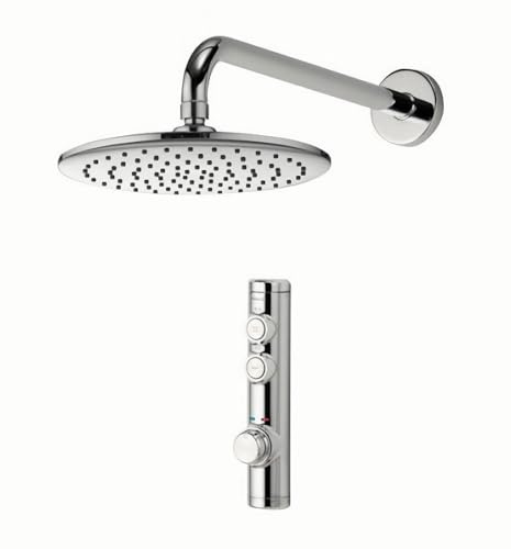 Aqualisa ISD.A1.BFW.23 iSystem Smart Shower Concealed with Wall Fixed Head - for HP/Combi Systems