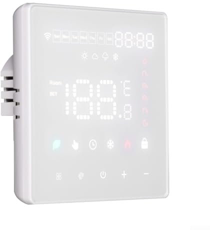 Termostato WiFi intelligente per Tuya WiFi Smart Termostato Regolatore di Temperatura Caldaia Acqua Riscaldamento Elettrico Per Alexa Per Google Per Homekit Per Smartthings Con Modalità di Risparmio